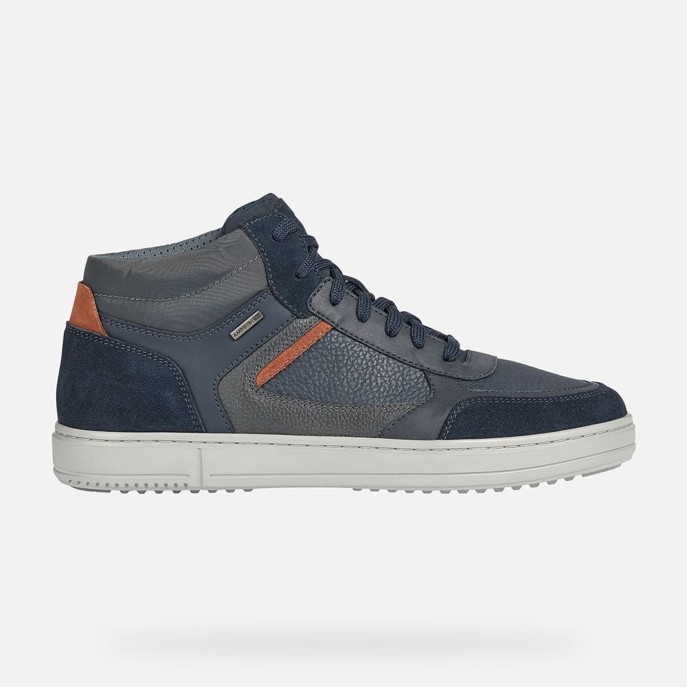 Geox Sneakers Navy Levico Abx - Geox Mens Shoes - IOSBHJ845